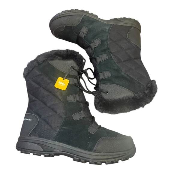 Columbia NWT Black Winter & Rain Boots Women’s Size 7.5W - Picture 6 of 8